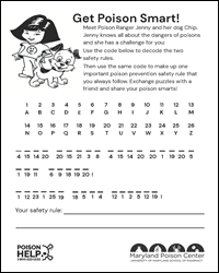 Thumbnail of the MPC's 'Get Poison Smart!' activity sheet